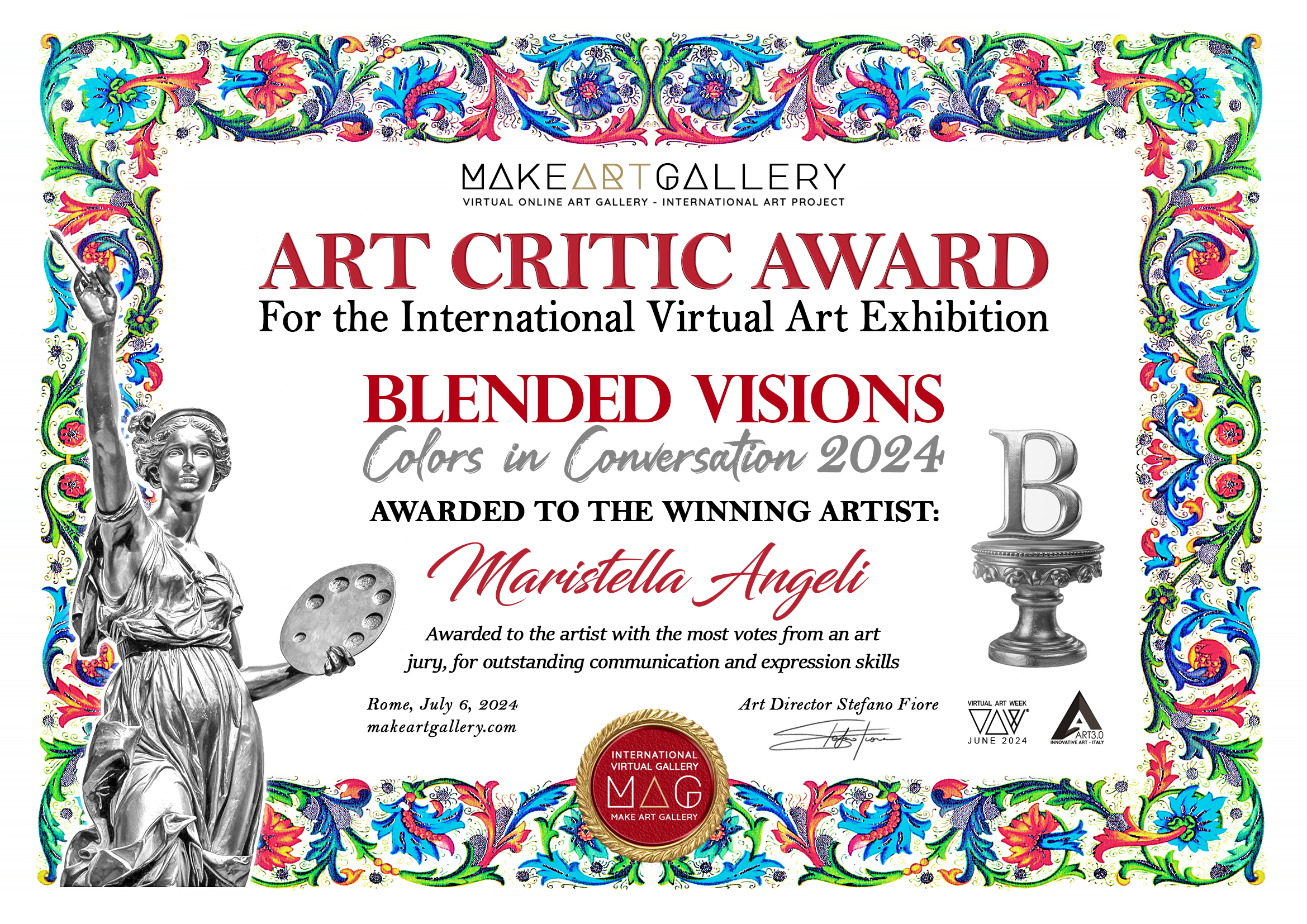  Art Critic Award